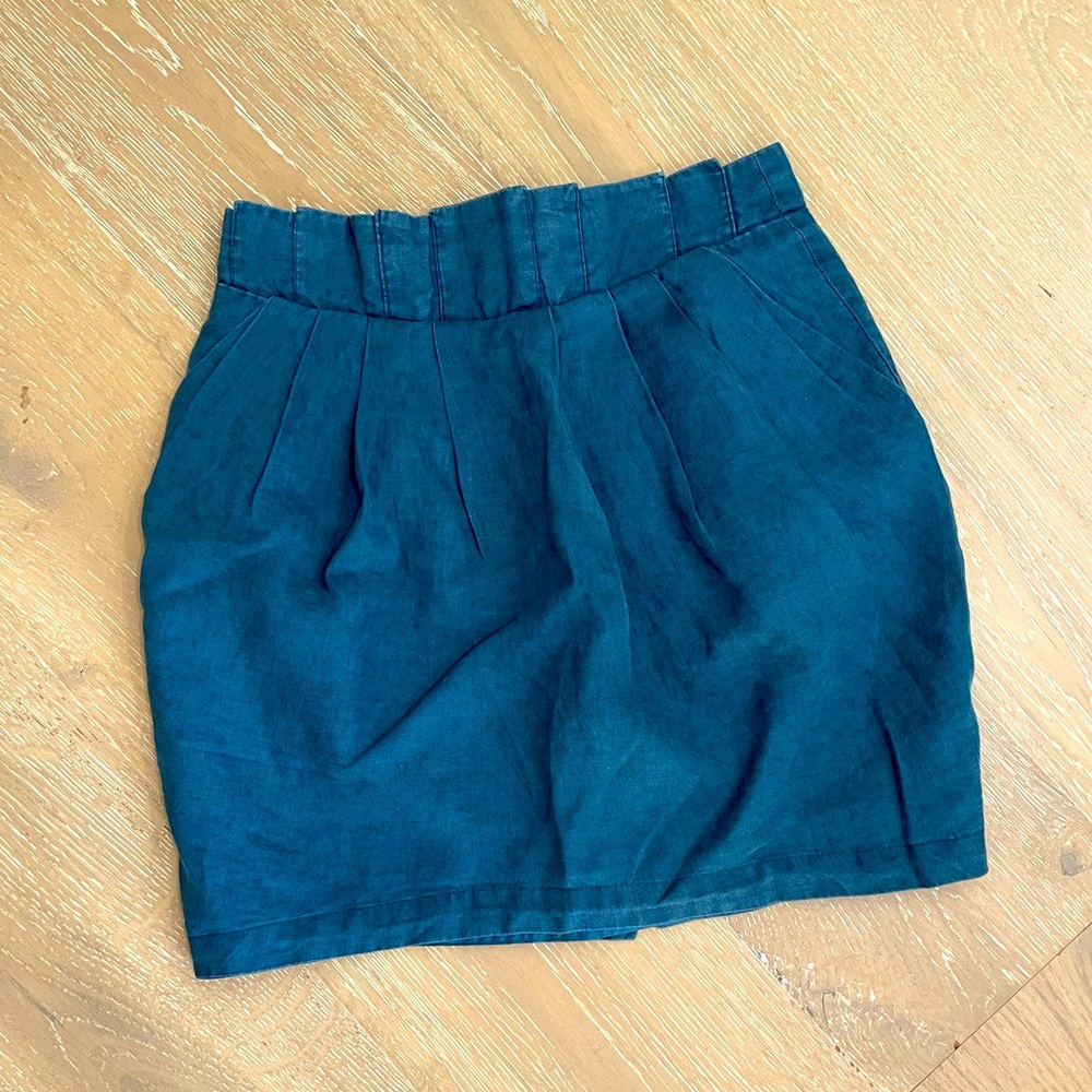 Jewel Tone Art Deco Mini Skirt